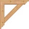Ekena Millwork Traditional Traditional Smooth Bracket w/ Offset Brace, Western Red Cedar, 5 1/2"W x 24"D x 24"H BKT0604X24X24TRA01SWR - alternate 3